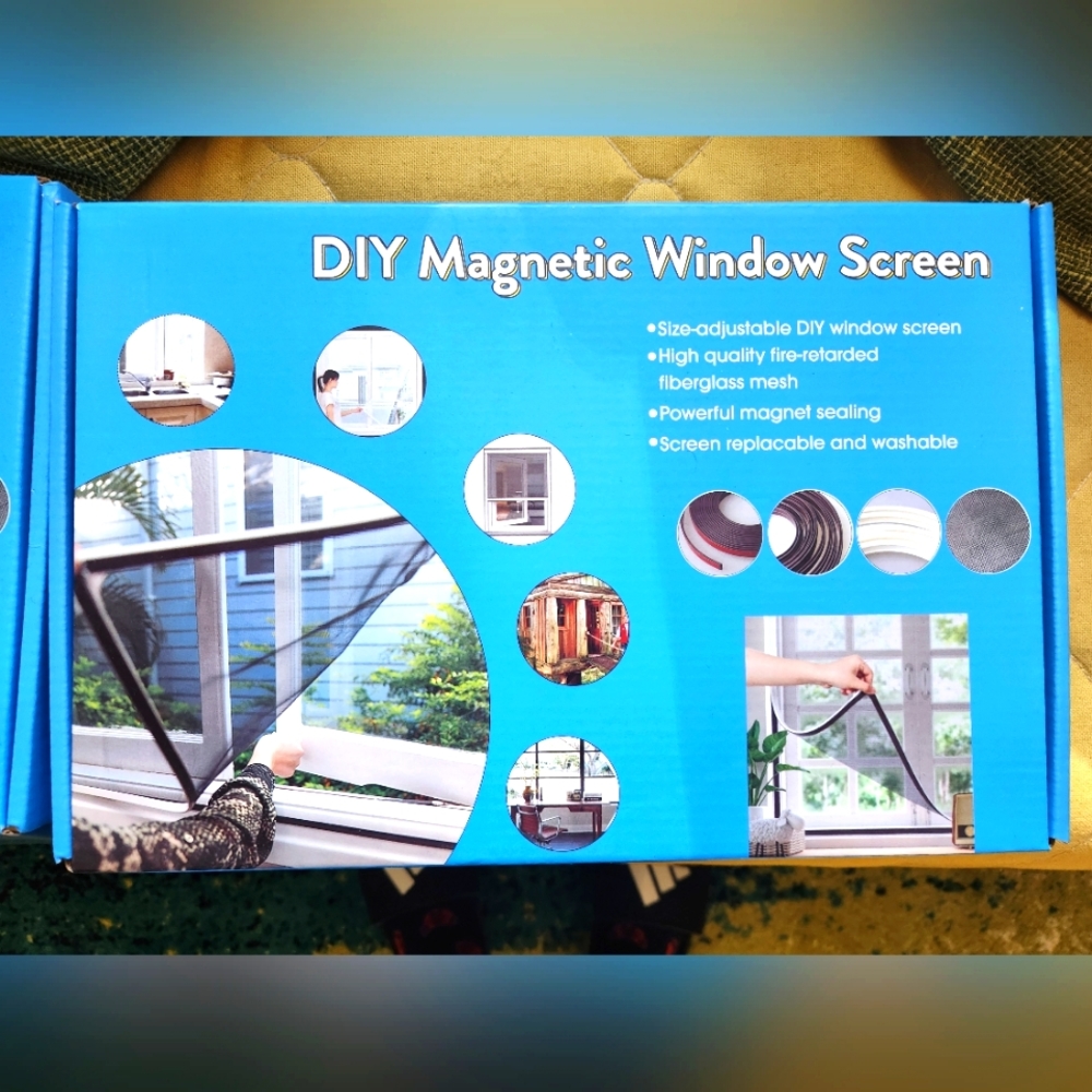 DIY Magnetic Window Screens